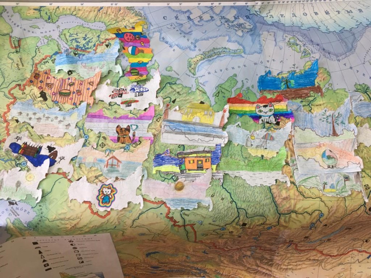 Юнармейцы любят Россию.