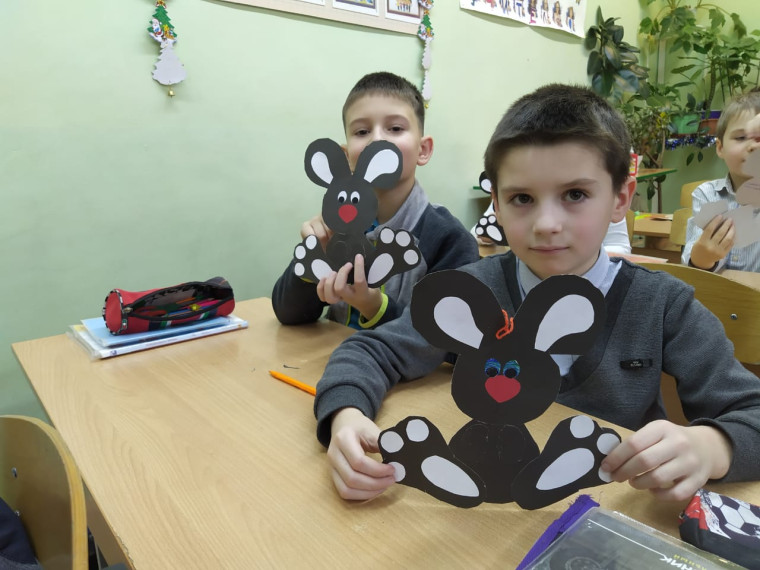 Урок технологии во 2 "А" классе.