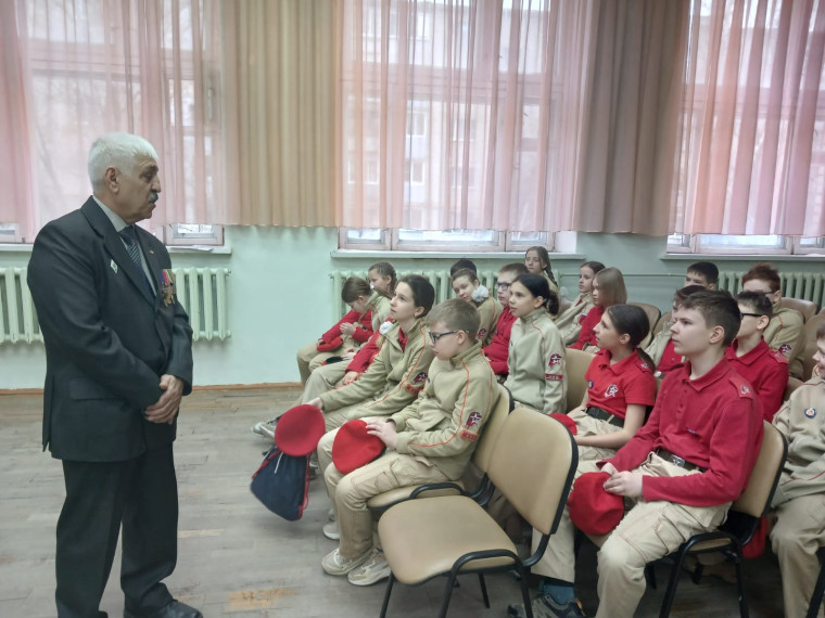 Встреча с очевидцем событий.